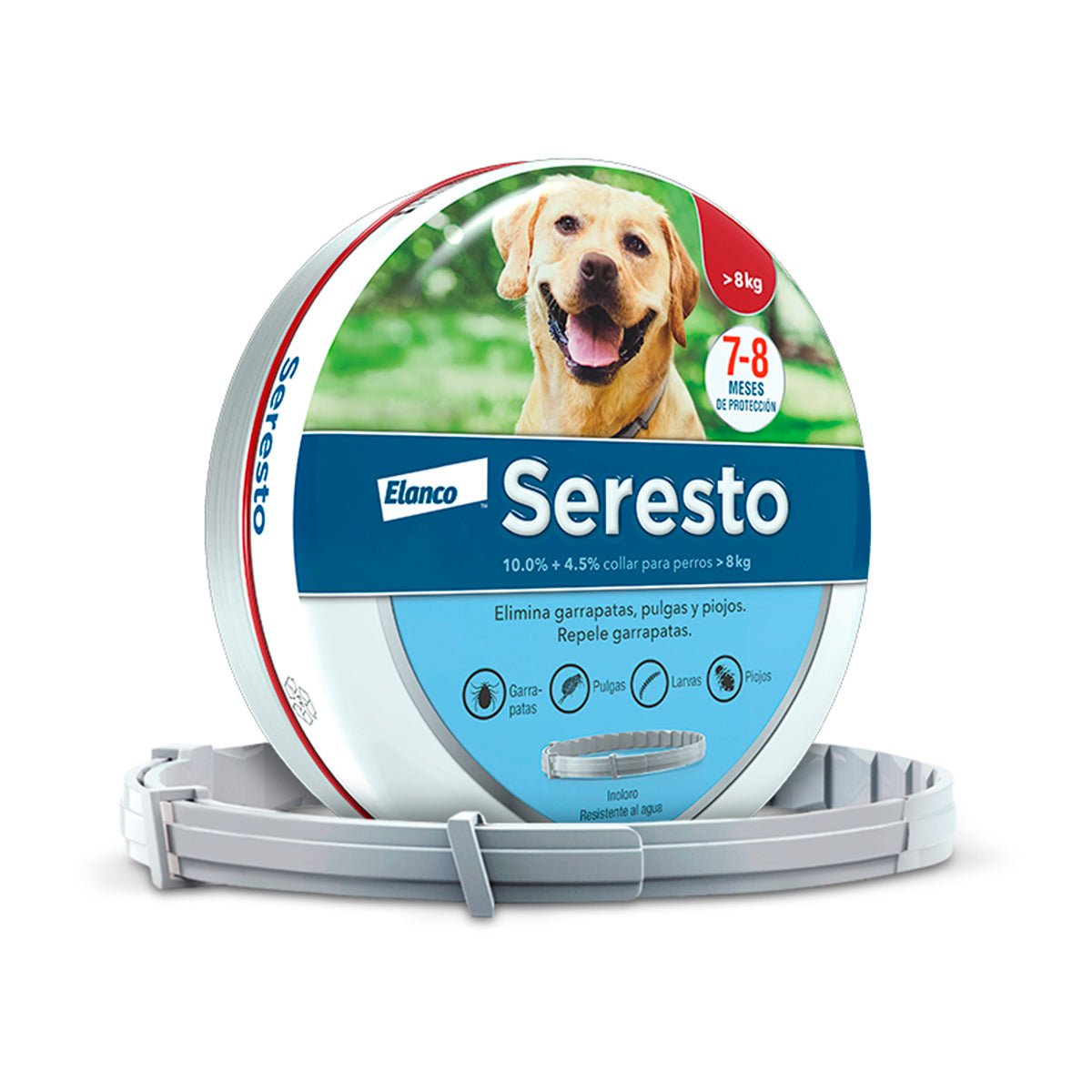 Seresto Collar Antipulgas Perros Mayores De 8 Kg elanco