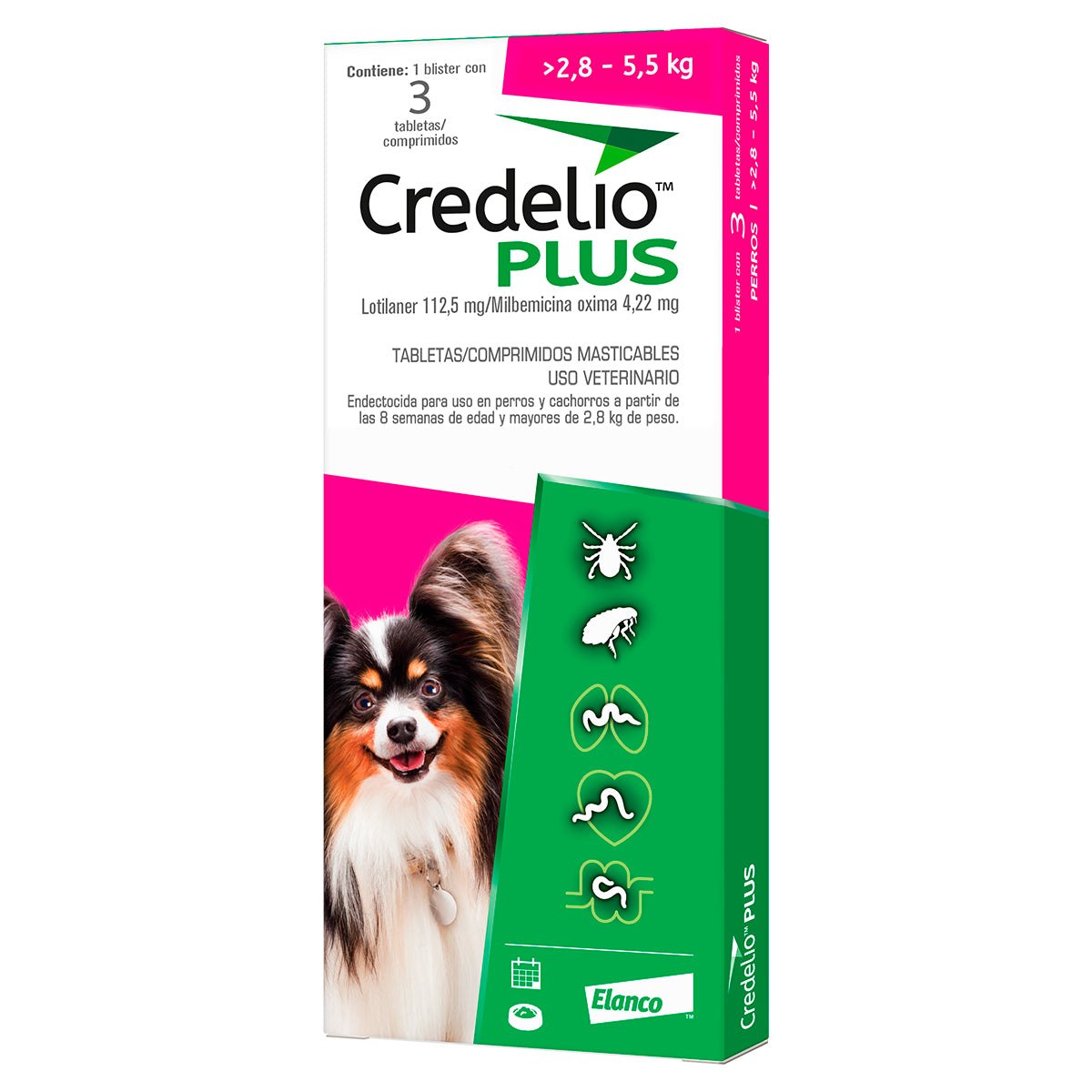 Credelio Plus Masticable Perros Cualquier Tamaño A Elegir elanco