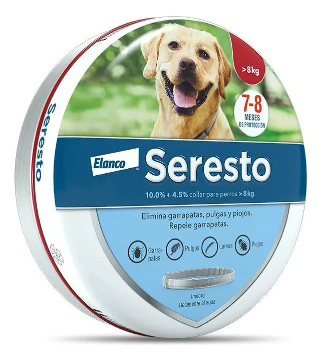 Seresto Collar Antipulgas Perros Mayores De 8 Kg elanco