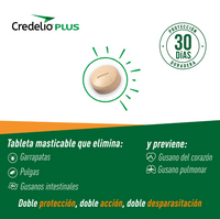 Credelio Plus para Perros Grandes (22 - 45 kg) | 3 Tabletas Antiparasitarias y Antipulgas