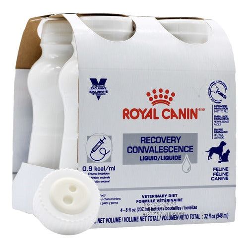 Royal Canin Recovery Convalescence Liquido 4 Frascos 948 Ml