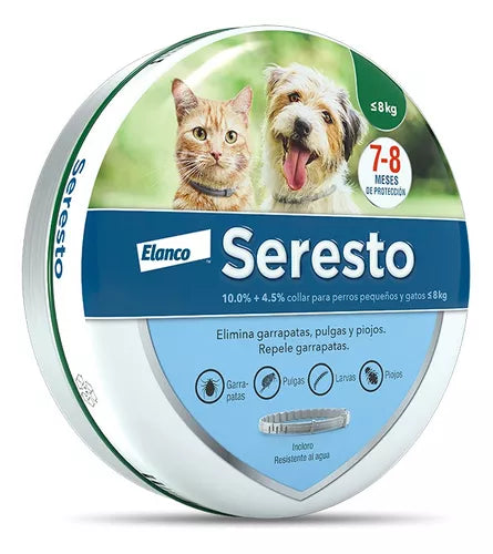 Seresto Collar Antipulgas Para Perros Y Gatos Menor elancoes De 8 K