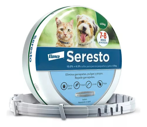 Seresto Collar Antipulgas Para Perros Y Gatos Menor elancoes De 8 K