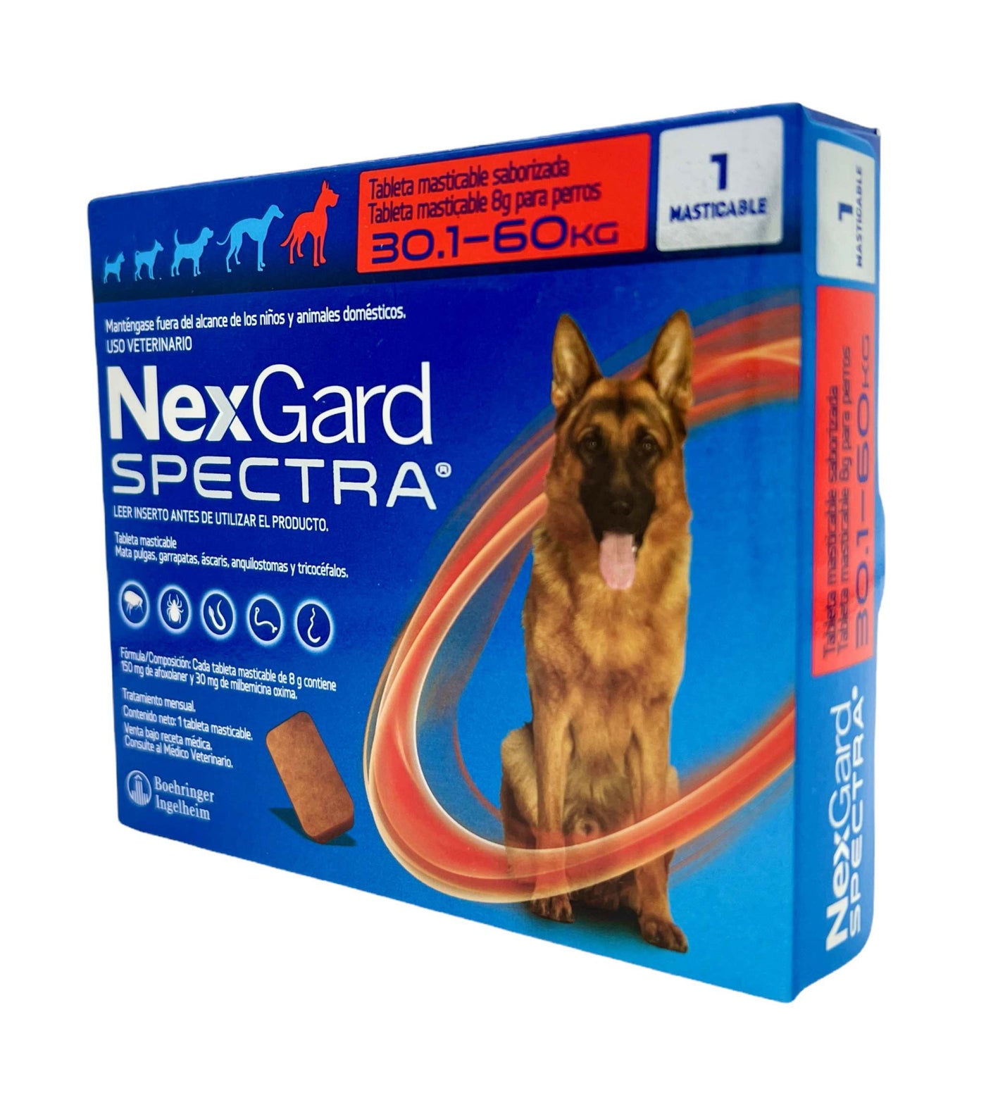 1 Tableta De Nexgard Spectra Tamaño A Elegir envio incluido