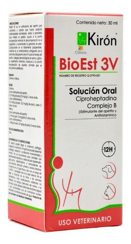 Bioest 3v Estimulante Del Apetito Para Perros 38 Ml Kiron