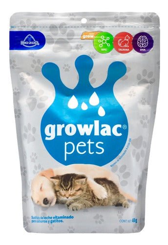 Sustituto De Leche Growlac Pets 450g Perros Y Gatos