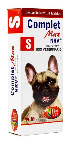 Complet Max Nrv S Desparasitante 30 Tabletas Norvet Perros