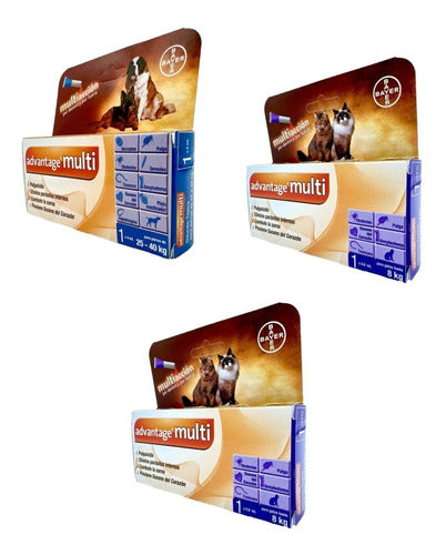 Advantage Multi Pipeta Antipulgas Perros Y Gatos 3 Pzs - CLIKEA