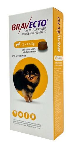 Bravecto Para Perros De 2 A 4.5 Kg - CLIKEA