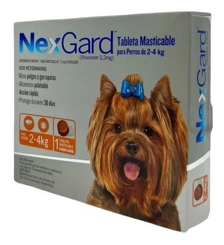 6 Pastillas Nexgard Antipulgas Para Perros Tamaño Elegir - CLIKEA