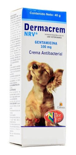 Dermacrem Crema Antibacterial Perros Gentamicina Norvet 40 G