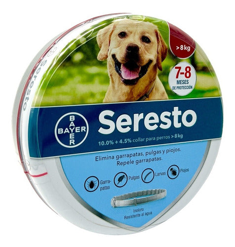 Seresto Collar Antipulgas Perros Mayores De 8 Kg - CLIKEA