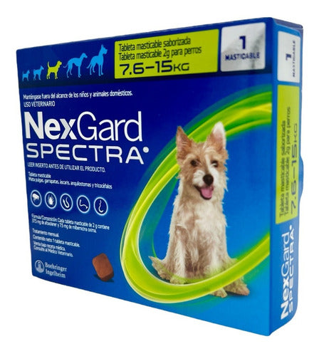 Nexgard 1 Pastilla Antipulgas Para Perros De 7.6 A 15  Kg - CLIKEA