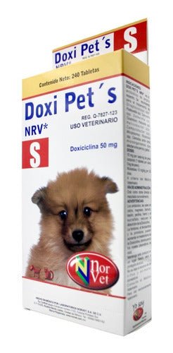 Doxi Pets S Nrv Doxiciclina 50 Mg Perros Y Gatos 240 Tabs