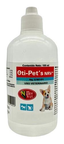 Oti Pets Nrv Solucion Limpidora 100ml Norvet Perros Y Gatos