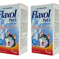 2 Unidades Flaxol Pets 100ml Biochem Perro, Gato Suspension