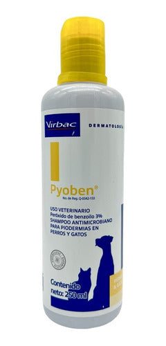 Shampoo Pyoben Virbac Antimicrobiano 250 Ml