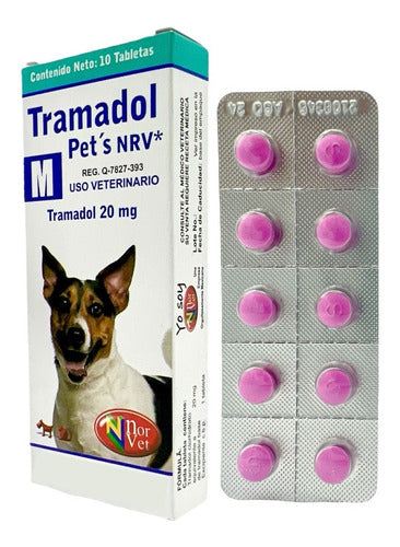 Tramadol Pets Nrv M Grande 20 Mg Norvet Perros Y Gatos Dolor