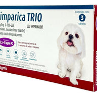 3 Tabletas Simparica Trio 2.5 A 5 Kg Antipulgas, Gusano, Etc - CLIKEA