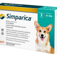 12 Tabletas Simparica Para Perro De 10 A 20 Kg - CLIKEA