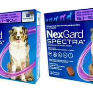 Paquete De 6 Pastillas Nexgard Spectra 15 A 30 Morado Perros - CLIKEA