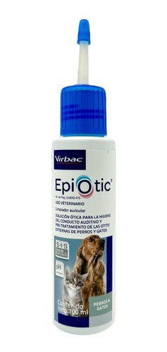 Epiotic Virbac 100 Ml Limpieza De Oídos En Perros Y Gatos