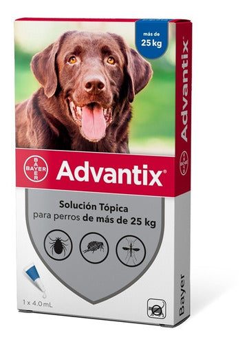 Advantix Pipeta Perros Más De 25kg Contra Garrapatas Y Pulga