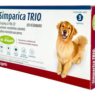 3 Tabletas Simparica Trio 20 A 40 Kg Antipulgas, Gusano, Etc - CLIKEA