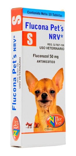 Flucona Pets Nrv S Fluconazol 50 Mg Norvet Perros 10 Tab