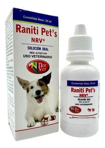 Raniti Pets Oral Nrv Gastritis Perros Y Gatos Norvet 30 Ml - CLIKEA