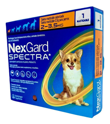 Nexgard Spectra 1 Caja Con Una Pastilla De 2 A 3.5kg - CLIKEA