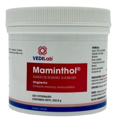 Ungüento Maminthol 200 Gramos Rubefaciente Inflamacioes