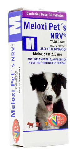 Meloxi Pets Nrv M Meloxicam 2.5 Mg Perros Y Gatos 30 Tab