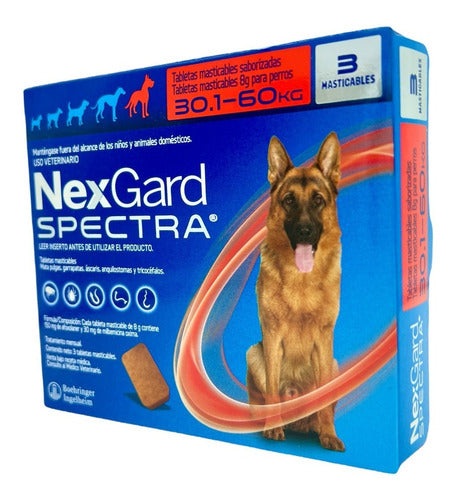 Paquete De 180 Pastillas Nexgard Antipulgas Perros 30-60 Kg