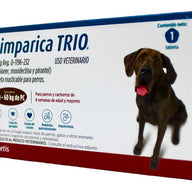 1 Tableta Simparica Trio 40 A 60 Kg Antipulgas, Gusano, Etc - CLIKEA