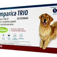 1 Tableta Simparica Trio 20 A 40 Kg Antipulgas, Gusano, Etc - CLIKEA