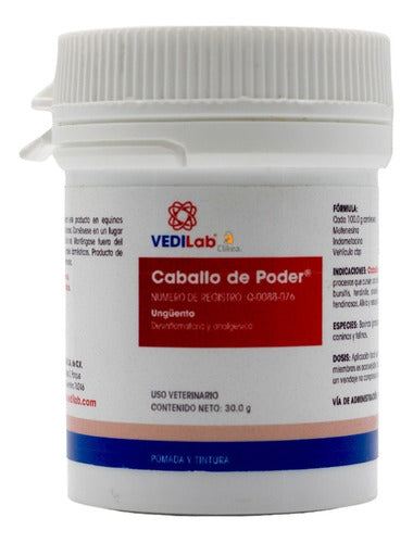 Ungüento Analgesico Caballo De Poder Vedilab 30 G