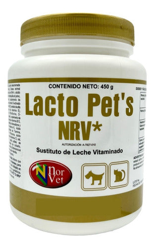 Sustituto De Leche Lacto Pets Perros Y Gatos 450 G Norvet - CLIKEA