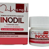 Santgar Inodil 5 Mg 28 Tabletas Perros Y Gatos Cardíaco